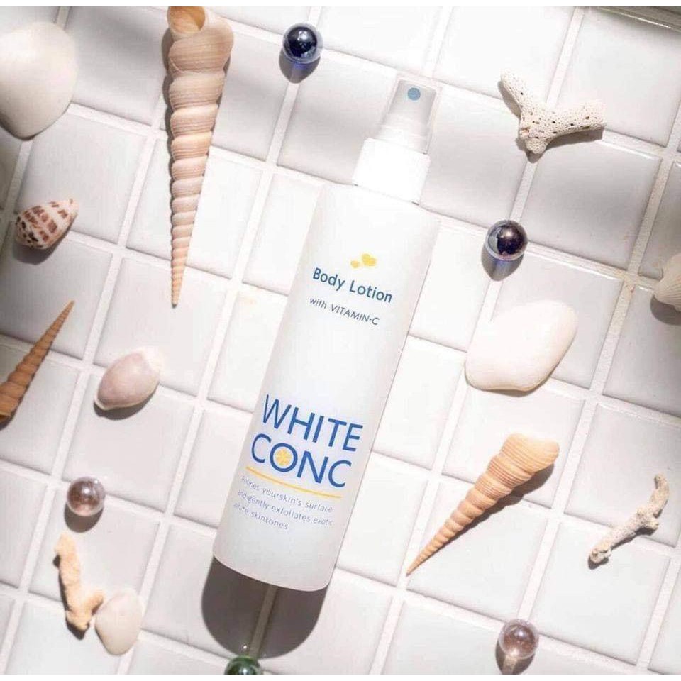 ผลิตภัณฑ์บอดี้โลชั่นในรูปแบบเอสเซ้นต์ ไวท์ คอง WHITE CONC BODY LOTION