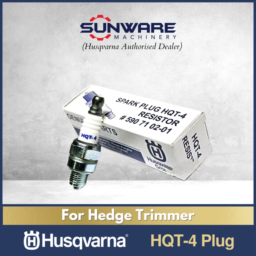 HUSQVARNA HQT-4 หัวเทียนสําหรับเครื่องตัดหญ้า 122HD45 122HD60
