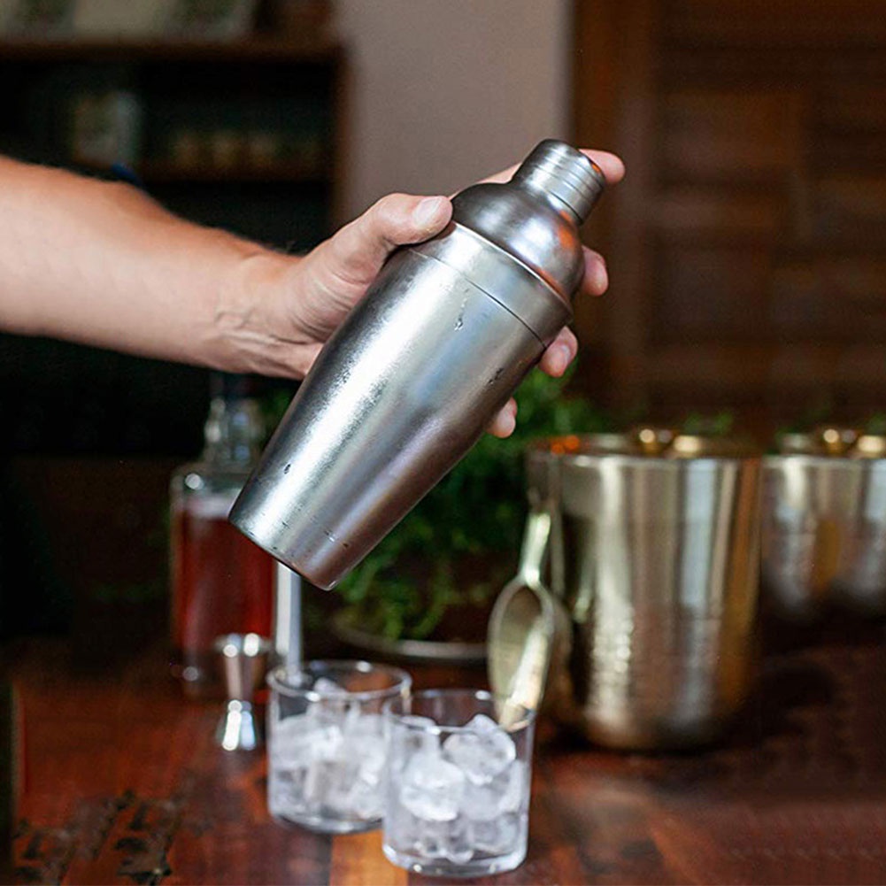 [พร้อมจัดส่ง] 6PCS แก้ว เชคค็อกเทล เชคเกอร์ผสมเหล้า ชานมไข่มุก อุปกรณ์ค็อกเทล บาร์เหล้า บาร์เทนเดอร์ Cocktail Shaker - รูปที่ 6