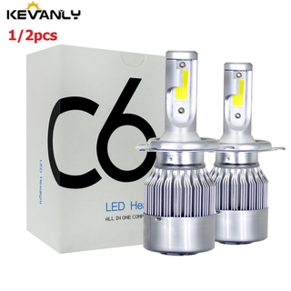 ไฟหน้ารถยนต์  LED C6 รถยนต์ ไฟหน้า ไฟตัดหมอก  H4/H11/9005/H7 36W 6000K 1/2pcs