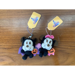 ✨สินค้ามือหนึ่ง✨   พวงกุญเเจ Mickey&amp;Minnie Halloween mini  (Disney Japan🇯🇵)