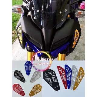 Mt15 ฝาครอบเครื่องปรับอากาศ โลหะผสม CNC YAMAHA MT 15 PENUTUP ANGIN CERMIN VISOR LAMPU FILTER HEAD LAMP BODY SET SIDE MIRROR