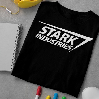 เสื้อยืดผ้าฝ้ายพิมพ์ลายแฟชั่น GG Clothing Stark Industries Tshirt Cotton Tee printed Shirt T-Shirt tee graphic tshirt fo