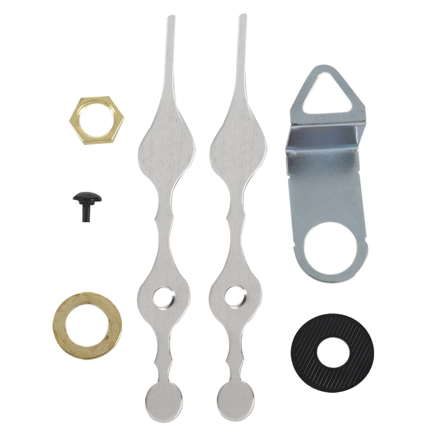 Long Spindle Clock Mechanism Movement 3/5 Inch Maximum Dial Thickness ...