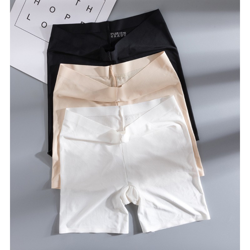 กางเกงซับในเด็กวัยรุ่นหุ่นเล็ก กางเกงขาสั้น กันโป๊ safety pants ผ้านุ่มมีรูระบายอากาศ ใส่สบาย