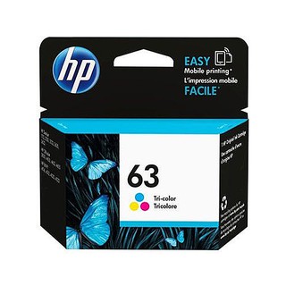 ็HP หมึกพิมพ์ เบอร์ 63 รุ่น F6U61AA 3 สี HP Ink No. 63 Model F6U61AA 3 colors