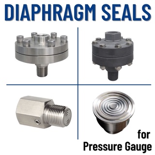 Diaphragm Seals ไดอะแฟรมซีลสำหรับเกจวัดแรงดัน OCTA PVC Diaphragm