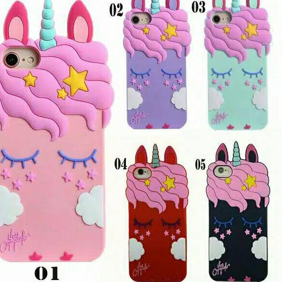 น่าสนใจ.. เคส 3D Unicorn Samsung A10s J2 Pro A21s A02 Pony Character