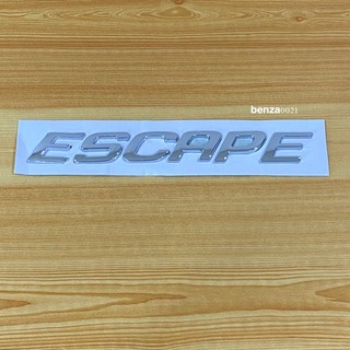 โลโก้* ESCAPE ติดท้าย Ford ขนาด* 2.1 x 17.5 cm ราคาต่อชิ้น