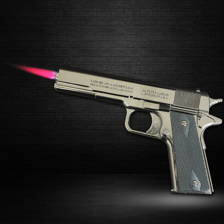 ไฟแช็กแก๊ส จำลอง Lighter เติมแก๊สได้ แบบเติมแก๊ส ไฟแช็กไอพ่น หัวพ่นไฟความร้อนสูง สำหรับสะสม ตั้งโชว์