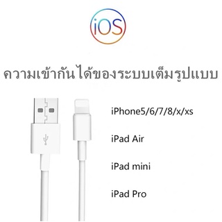 สายชาร์จใช้ได้กับ 4/5/5S6/6P/7/7+/8/8+/X,Xs,XR,Xs,11,12,13