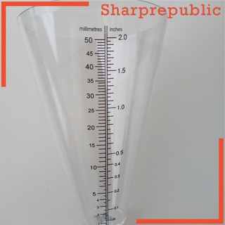 [Sharprepublic] เครื่องวัดฝนสําหรับความจุ 2 นิ้ว