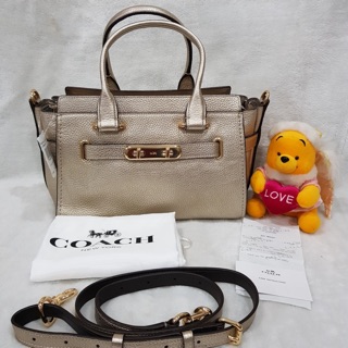 ❤️❤️ซื้อ 1 แถม 1❤️❤️ COACH SWAGGER 27 (COACH F23197) PLATINUM