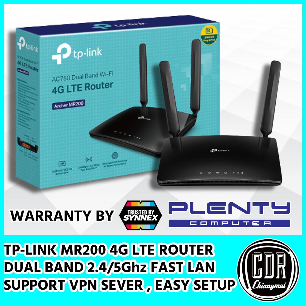 Tp Link Archer Mr0 Ac750 Wireless Dual Band 4g Lte Routerค ณภาพส ง