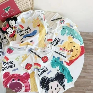 BB002 เสื้อยืดเด็ก คุณหนู ลายดีสนีย์ 👧🏻👦🏻 คอกลม แขนสั้น
