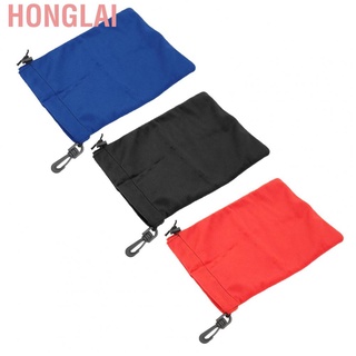 Honglai Drawstring Bag  Thick  Double Drawstring Closure Simple Operation Dustproof Portable Drawstring Bag for Travel Camping Outdoor 