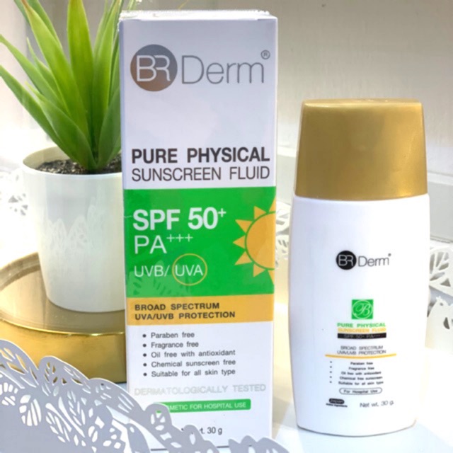 🇯🇵 BR Derm 🇯🇵 Pure Physical Sunscreen SPF50+ PA+++ กันแดดสำหรับผิวแพ้ง่าย