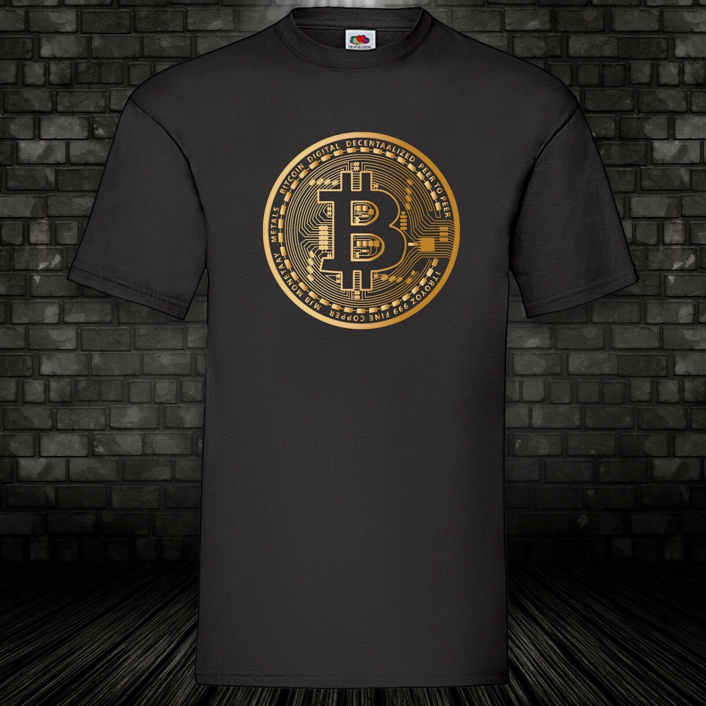 เสื้อยืด Krypto Bitcoin Funshirt Cult Money Black