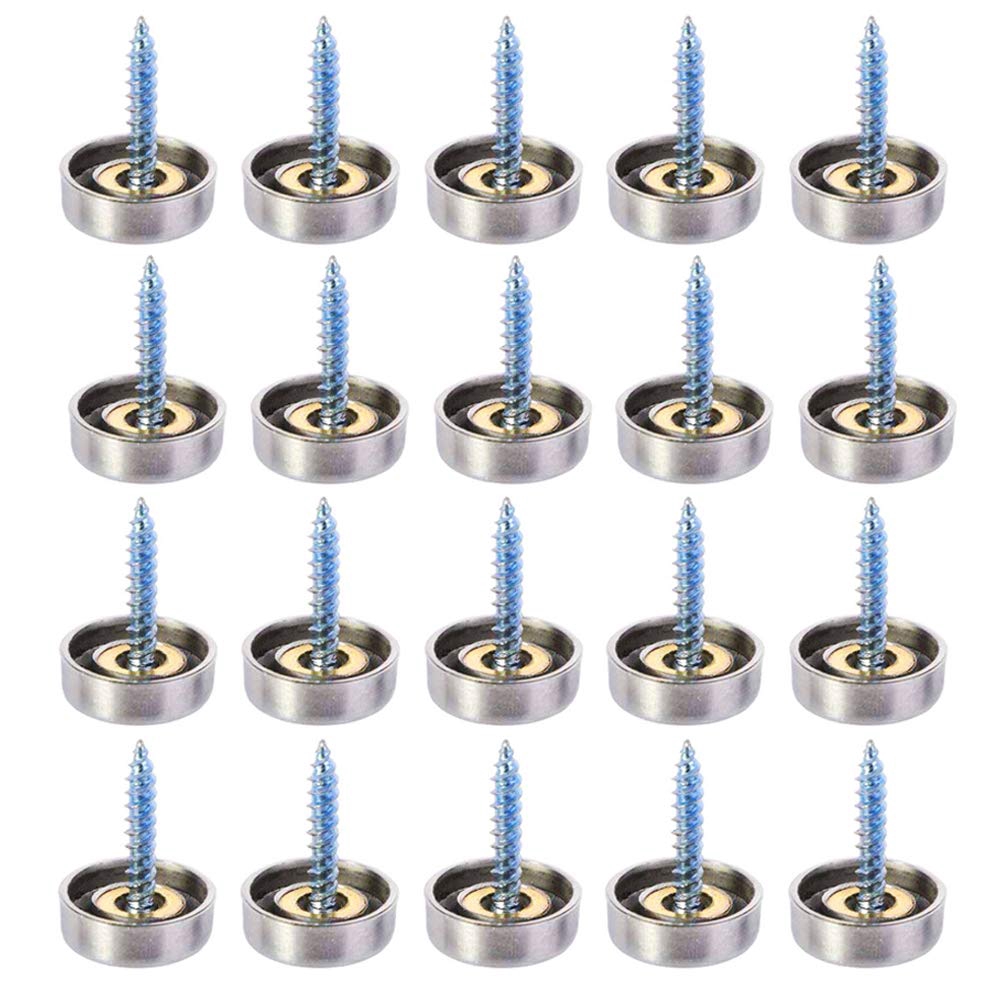 25mm 1 Dia Stainless Steel Decorative Mirror Screw Cap Nails