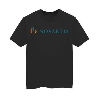 เสื้อยืดราคาถูกสุดๆGILDAN เสื้อยืด ผ้าฝ้าย 100% พิมพ์ลาย Novartis Pharmaceutical Drug Company สําหรับผู้ชายขนาดเต็มS-5XL