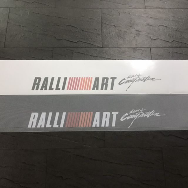 บังแดดซีทรูลาย ralliart spirit of competition ติดบังแดด รถ MITSUBISHI ทุกรุ่น