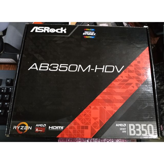 (AM4) Asrock AB350M-HDV มือสอง