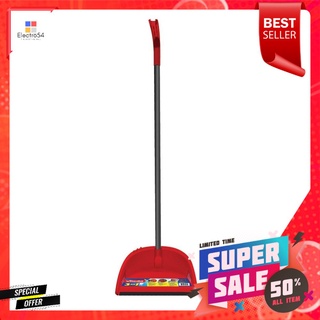 ที่โกยผงพลาสติก ด้ามยาว VILEDA 10 นิ้ว สีแดงPLASTIC DUSTPAN VILEDA 10IN RED