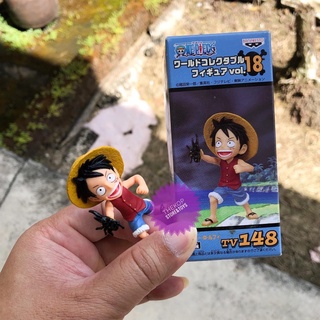 One Piece. WCF. LUFFY ลูฟี่จับด้วง ล็อต JP. (แกะซีลเช็ค.)