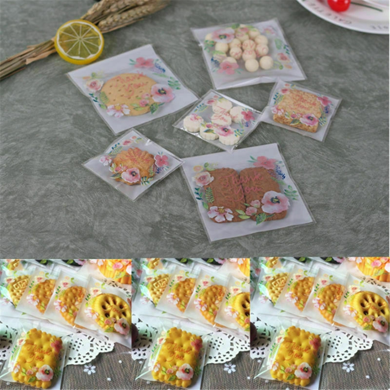 ถุงใส่ขนมคุกกี้ บิสกิต มีกาวในตัว ลาย Thank You สําหรับงานแต่งงาน งานเลี้ยงวันเกิด 100 ชิ้น ต่อชุด - รูปที่ 2