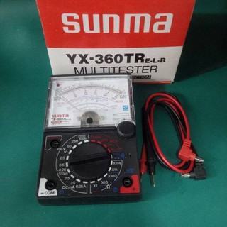 โอห์มวัดไฟ มัลติมิเตอร์เข็ม วัดไฟ รุ่น SUNMA YX-360TR