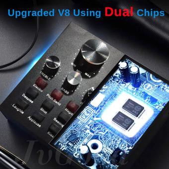ซาว์นการ์ดแปลงสัญญาณเสียง V8 Live Stream audio interface External Audio ...