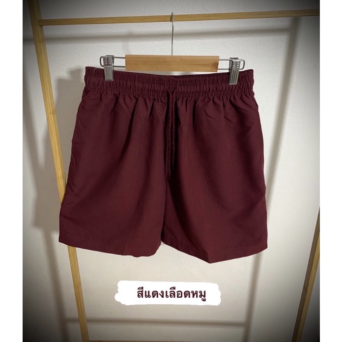 กางเกงขาสั้น กางเกงออกกำลังกาย กางเกงใส่เล่นทั่วไป by Yu shop