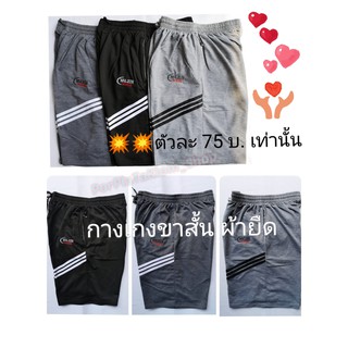 ⭐⭐กางเกงขาสั้น ผ้ายืดคอตตอน Free size ราคาถูก 🔥🔥ตัวละ 72฿🔥🔥 เท่านั้น