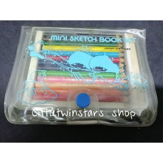 ดินสอสีลิตเติ้ลทวินสตาร์ Vintage Littletwinstars mini sketch book set   in 1976