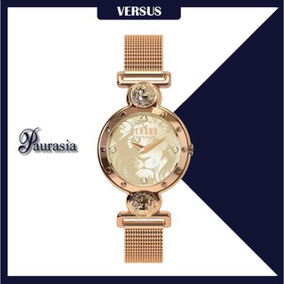 [ของแท้] Versus by Versace นาฬิกาข้อมือ ผู้หญิง รุ่น VERSUS SOL12-0016 SUNNYRIDGE D/CHA SS IPRG BRACELET paurasia