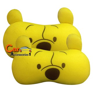 ลิขสิทธิ์แท้100% พร้อมส่ง! หมอนรองคอหมีพูห์ Winnie he Pooh  ราคาต่อคู่