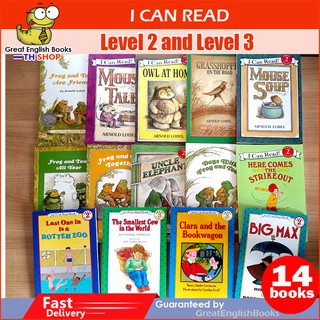 *ส่งไว มีเก็บปลายทาง* หนังสือเด็กภาษาอังกฤษ I can read :รวมนิทาน Level 2 Level 3 จำนวน 14 เล่ม