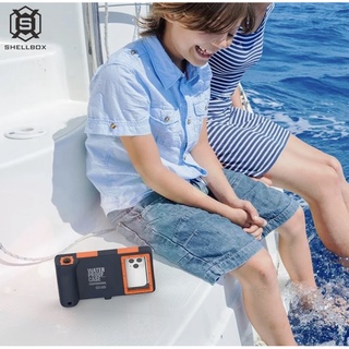 ของแท้100% เคสกันน้ำ SHELLBOX Waterproof Diving Case 49ft Underwater Camera Cover for ios andriod กันน้ำได้15เมตร