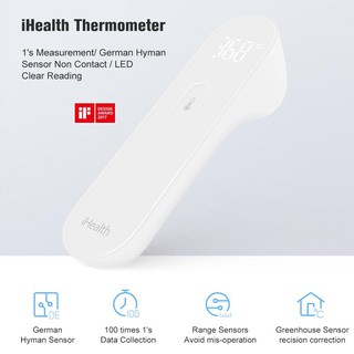 (พร้อมจัดส่ง) Mijia Ihealth Thermometer Led Display เครื่องวัดไข้