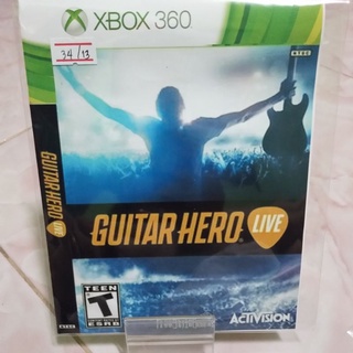 แผ่นเกมส์ เอ็กบ็อกซ์ Xbox 360 Guitar Hero Live