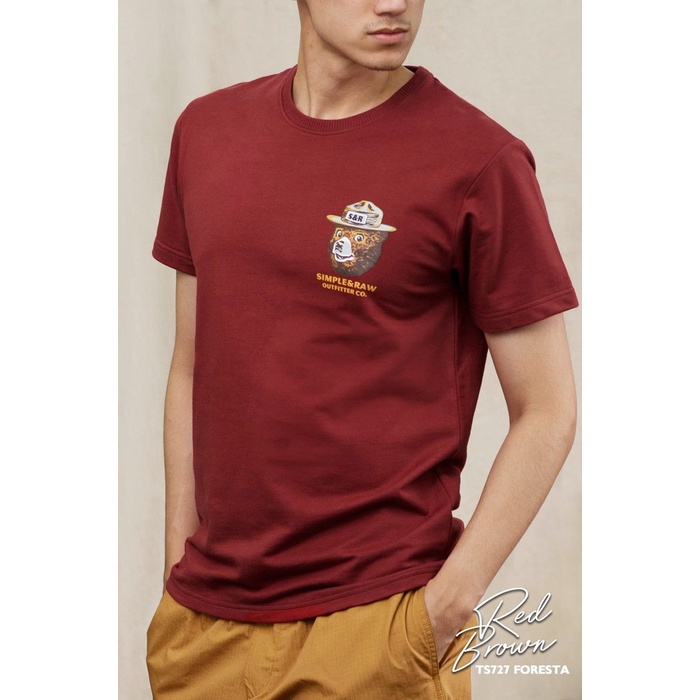 Simple&Raw - TS727 Foresta Bear (Redbrown)