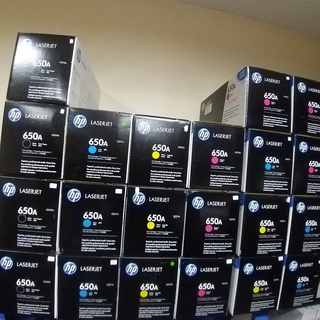 HP 650A CE271A Cyan หมึกโทนเนอร์ สีฟ้า