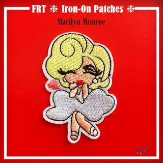 แผ่นป้ายลาย Marilyn Monroe สำหรับตกแต่งบ้าน 1 ชิ้น（☸ Super Star - Marilyn Monroe Patch ☸ ）