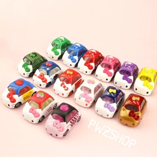 โมเดลรถ รถเหล็กโมเดล Sanrio Hello Kitty  Car Tomy Tomica ซานริโอ คิตตี้