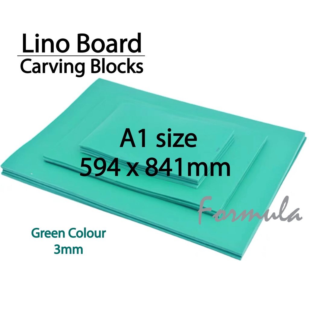 Lino Board / บล็อกแกะสลักสําหรับแกะสลัก 3mm - A1size 594mmx841mm