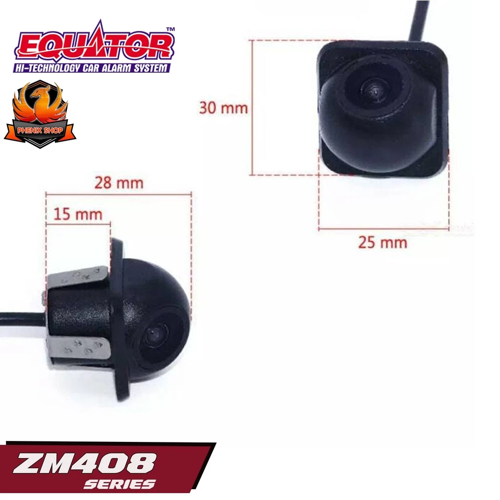 กล้องถอยหลังติดรถยนต์แบบเจาะ EQUATOR Rear Camera รุ่น ZM408 กล้องมองหลัง ติดกับวิทยุ จอ2ดิน จอแอนดรอยตรงรุ่น กัยชนรถเก๋ง thumbnail 6