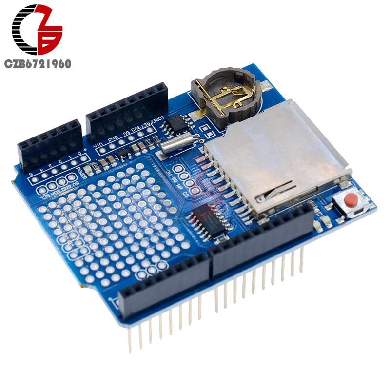 ds 1307 โมดูลบันทึกข้อมูลกับ micro sd slot v 1 . 0 สําหรับ arduino uno