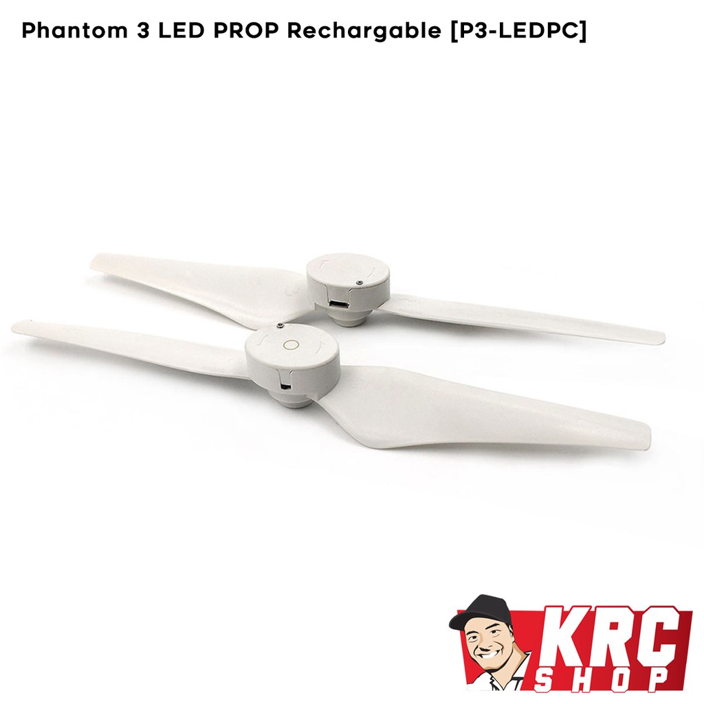 SALE [ส่งไวมาก] ส่งฟรี ซื้อ 2 คู่ ลด 20% ใบพัด LED ชาร์จไฟได้ สำหรับ DJI Phantom 3 (ดุมอลู)