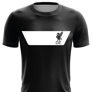 เสื้อยืด ลาย Liverpool FC แบบแห้งเร็ว ไซซ์ XS - 7XL