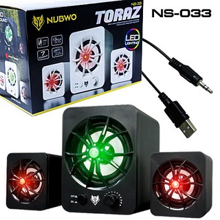 ลำโพงมีไฟ LED NUBWO NS-003 (โล๊ะล้างสต๊อก หมดแล้วหมดเลย)